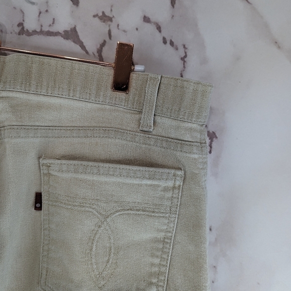 Vintage Levis Jeans Mens 32 X 28 Khaki Tan 90s Denim Relaxed Red Action Pant - Picture 11 of 11